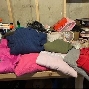 Bundle of long sleeves, cardigan, jacket